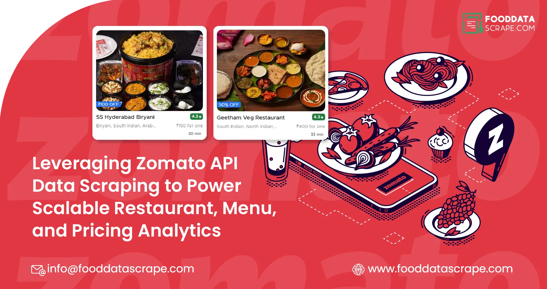 Leveraging Zomato API Data Scraping to Power Scalable Restaurant, Menu, and Pricing Analytics